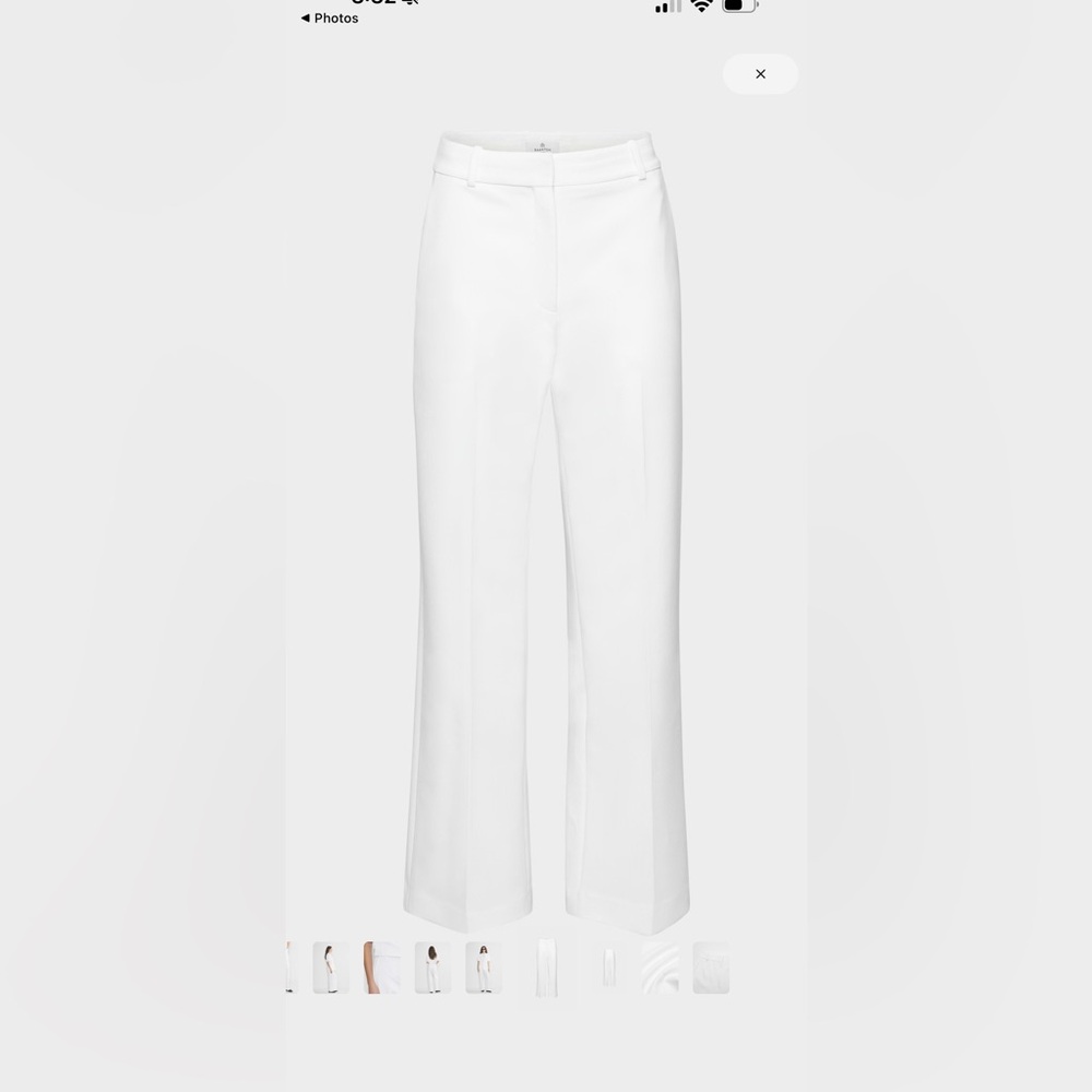 Aritzia Babaton Agency Pants White size 2